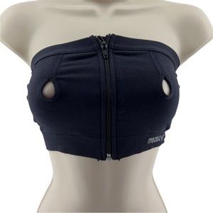 MEDELA EASY EXPRESSION BUSTIER HANDS FREE PUMPING BRA SIZE LARGE BLACK